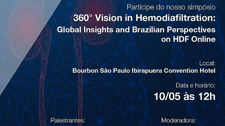 Nefrologistas de diferentes países debatem a Hemodiafiltração Online de Alto Volume em simpósio