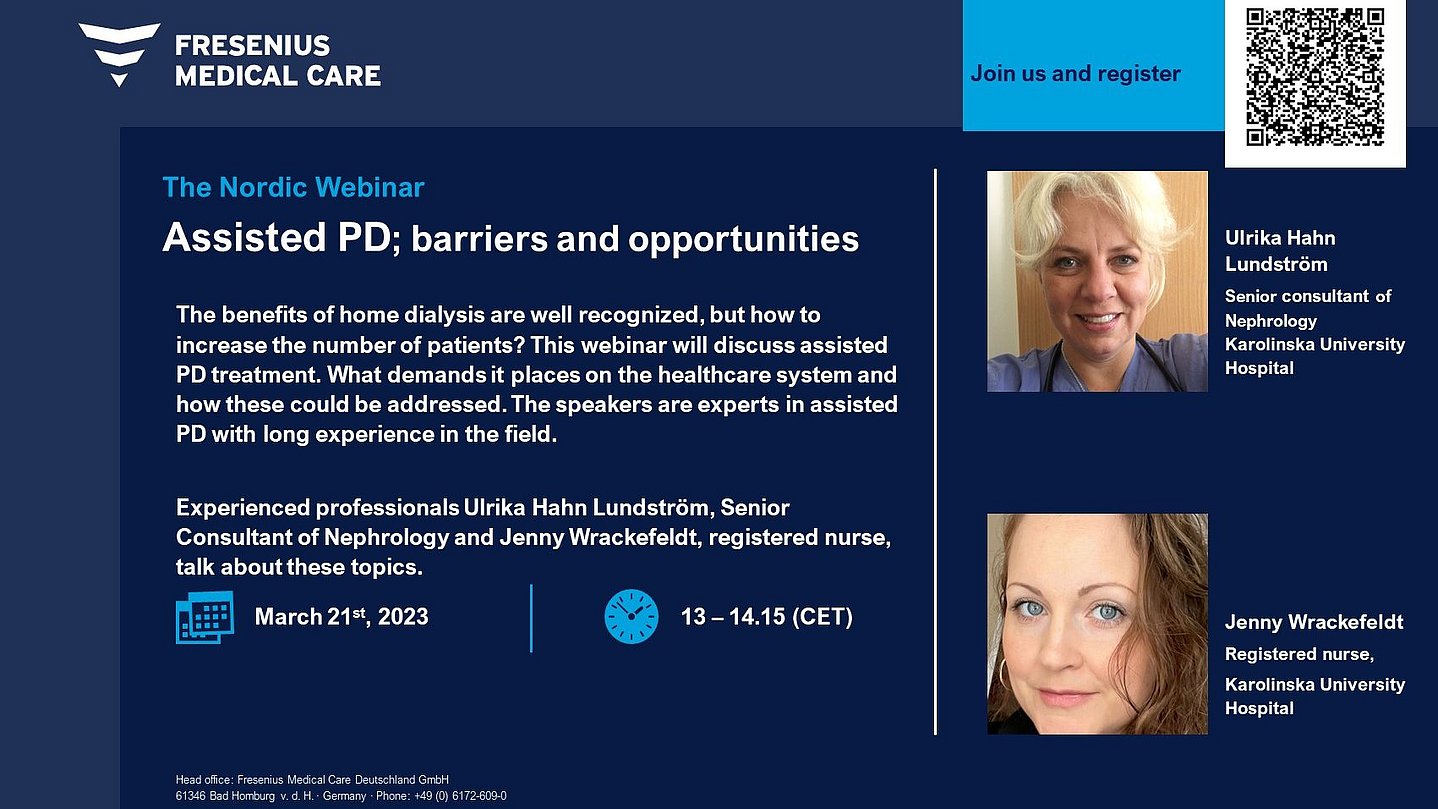 The Nordic Webinar - Assisted PD; barriers and opportunities