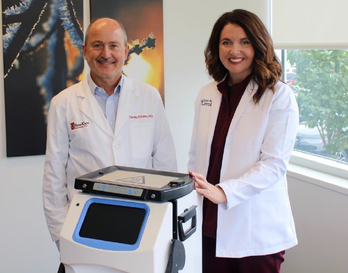 Dr. Timothy Pflederer and Alexandra Boyer