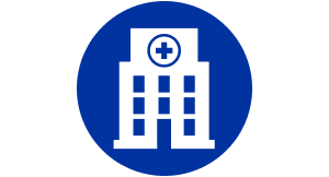 Hospital building icon