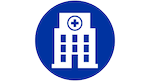 Hospital building icon