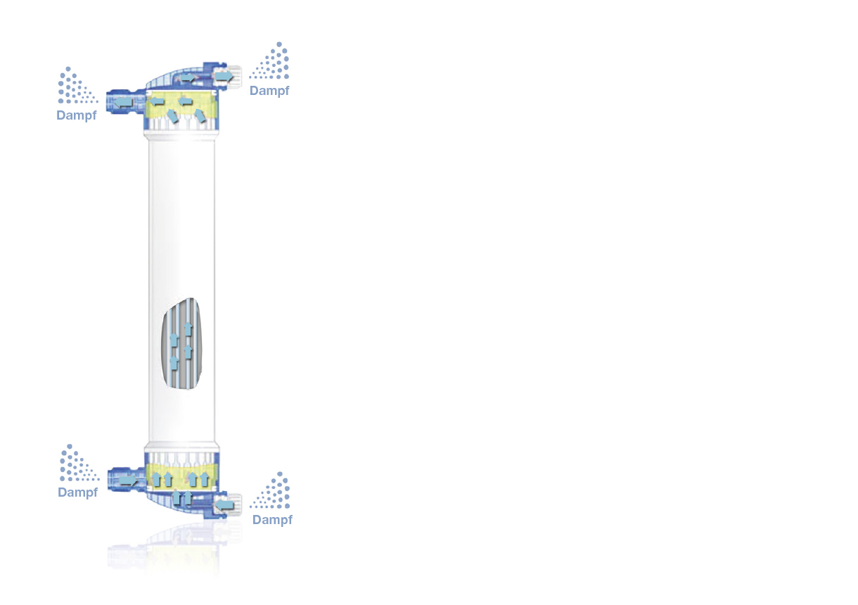 INLINE steam sterilization process