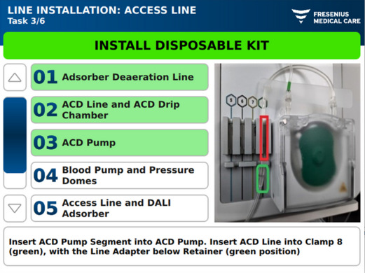 Install Deposable kit
