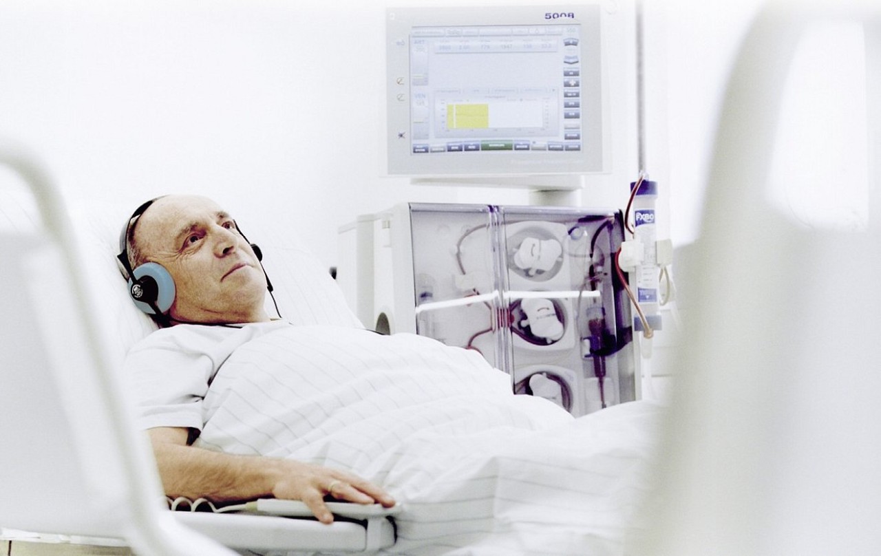 Behandlung im Dialysezentrum