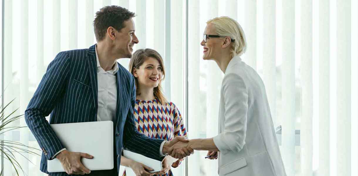 Businesspeople Shaking Hands