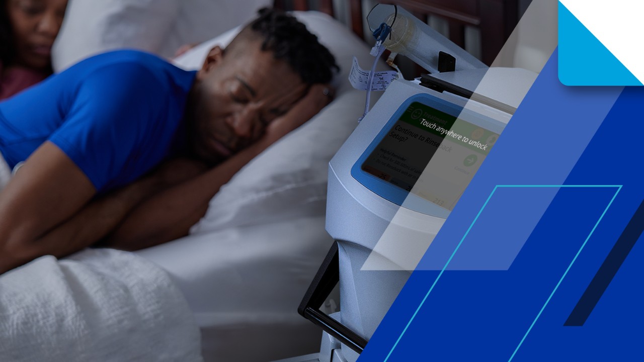 dialysis patient sleeping while on nocturnal home hemodialysis