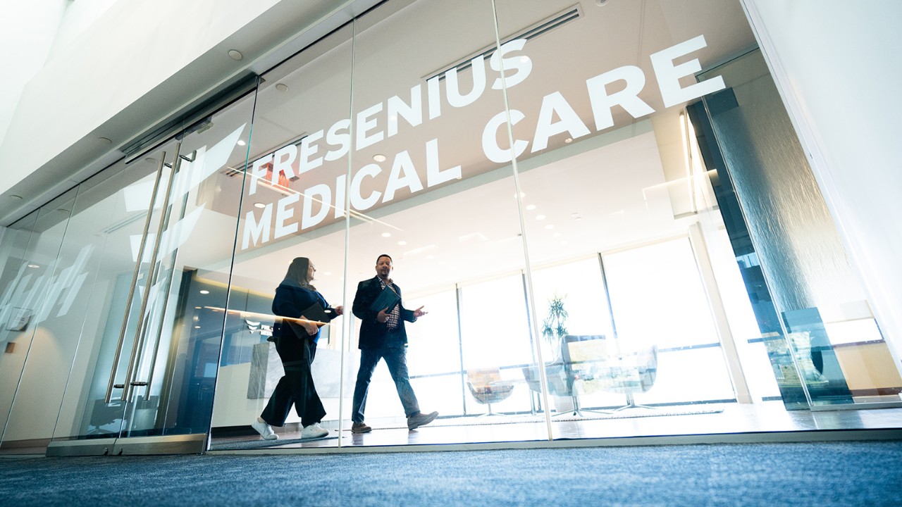 Waltham, Massachussets - November 19: Fresenius Medical Care office workers on November 19, 2024. (Photo by Ferran Traite Soler/Getty Images for Fresenius Medical Care)