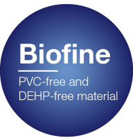 Daily disposables do not contain PVC and DEHP*. PD bags and APD tubing set are made with Biofine.