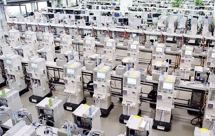 Notre plus grande usine de production de générateurs de dialyse.