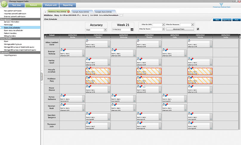 Therapy Support Suite clinic scheduler