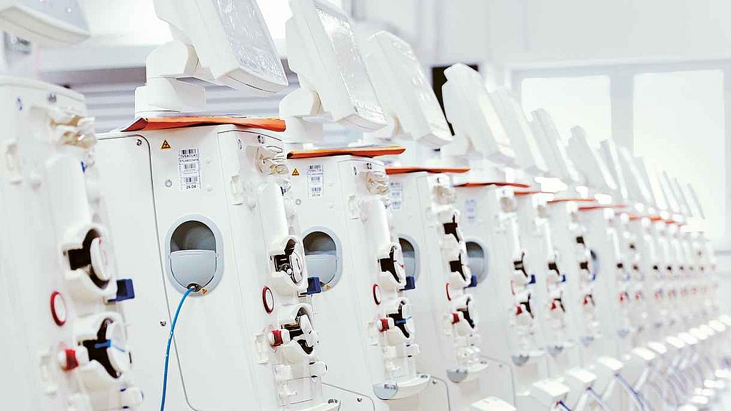 På rad 6008-dialysmaskiner från Fresenius Medical Care 