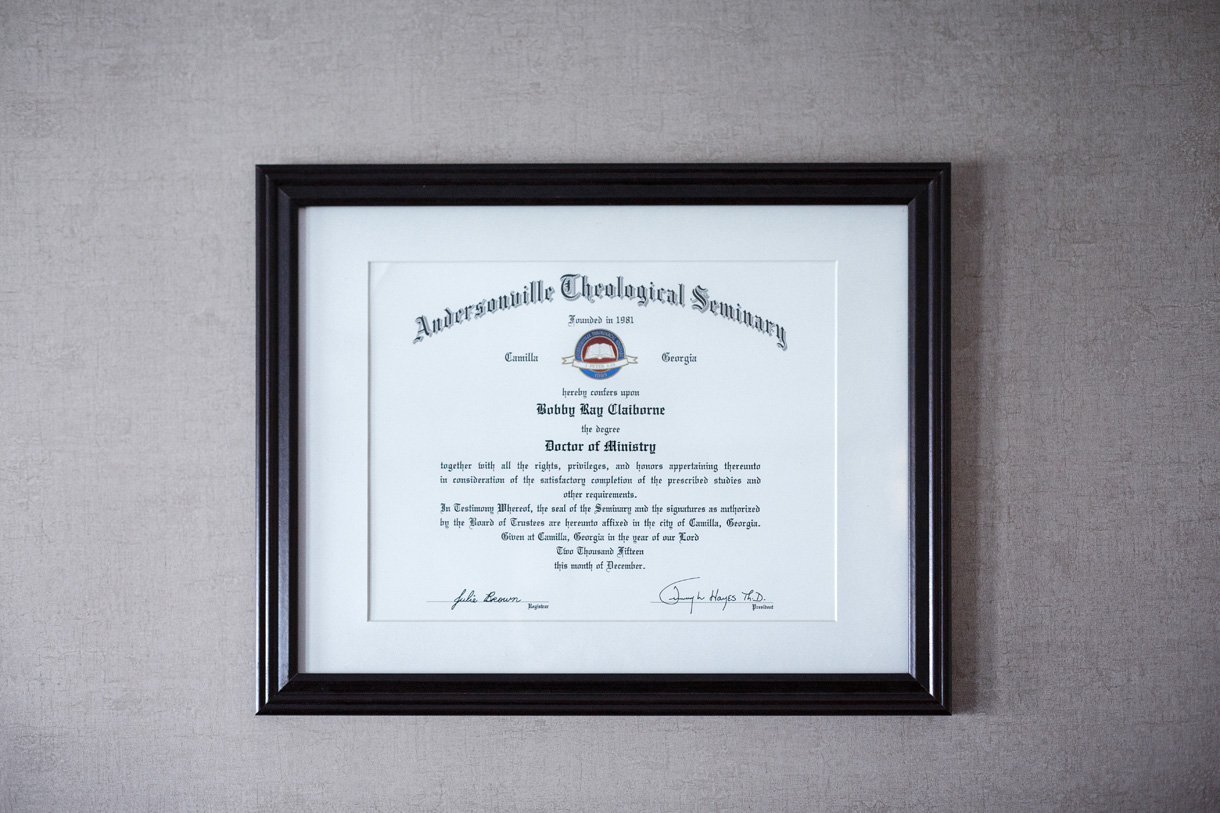 Rev. Dr. Claiborne’s future plans