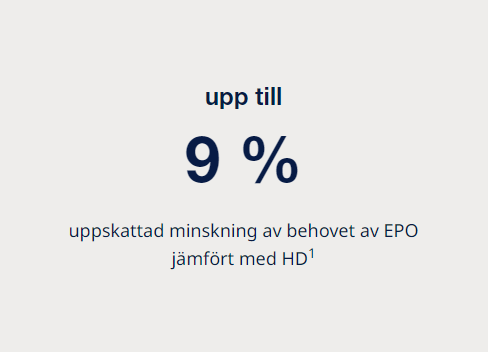 High-volume HDF – det kliniska och ekonomiska värdet